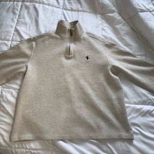 Gently used Polo quarter zip tan!